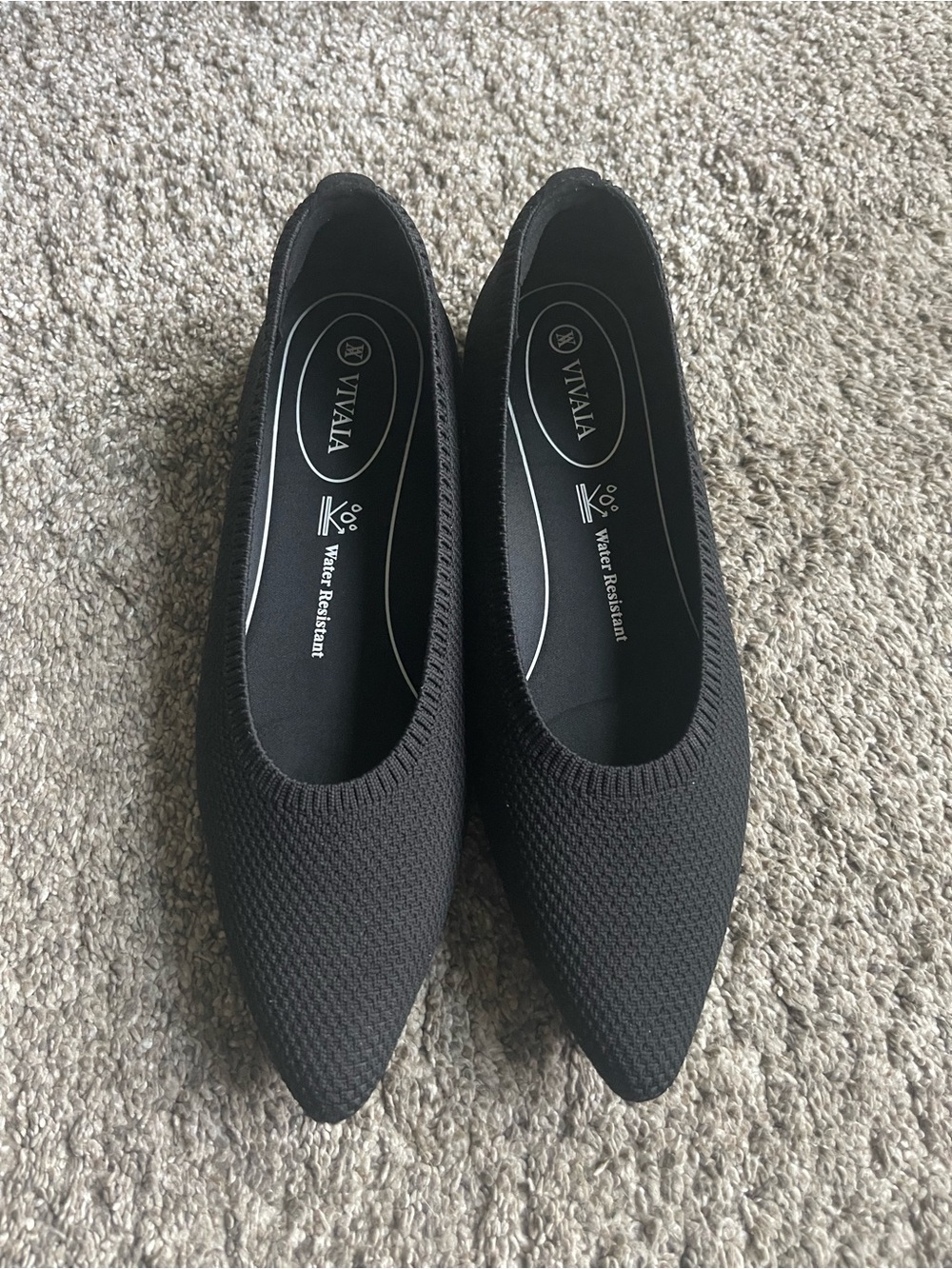 Vivaia Pointed-Toe Ballet Flats (Aria 5°) size EU 39/US 8